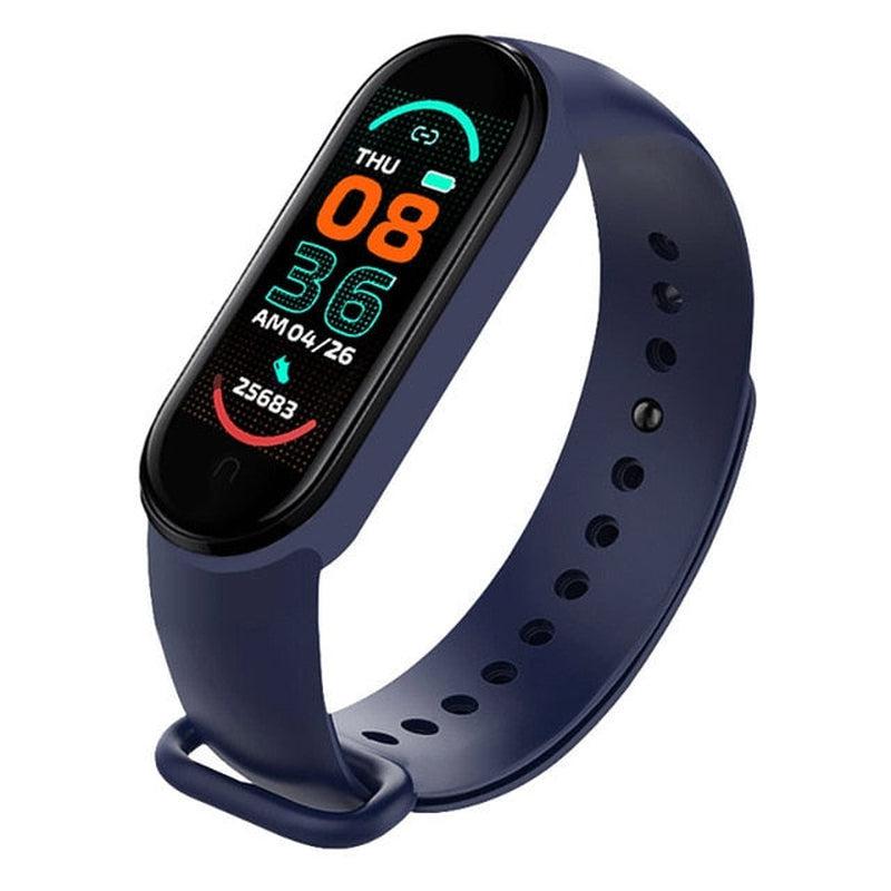 M6 Smart Watch - Fitness Sports Smart Band with Fitpro Version, Bluetooth Music, Heart Rate Monitor & Picture Taking Capability for Xiaomi